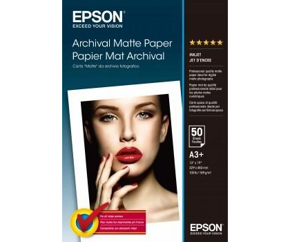 Papier Epson Archival Matte Paper A3+ 189g/m² (50 ark.)
